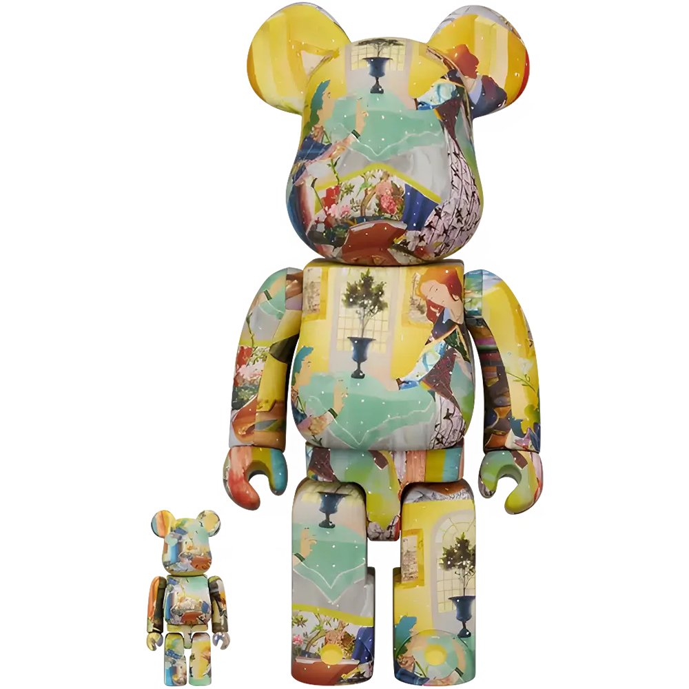 Изображение товара Фигура Bearbrick Medicom Toy Tomokazu Matsuyama 400% и 100% - редкая коллекционная модель
