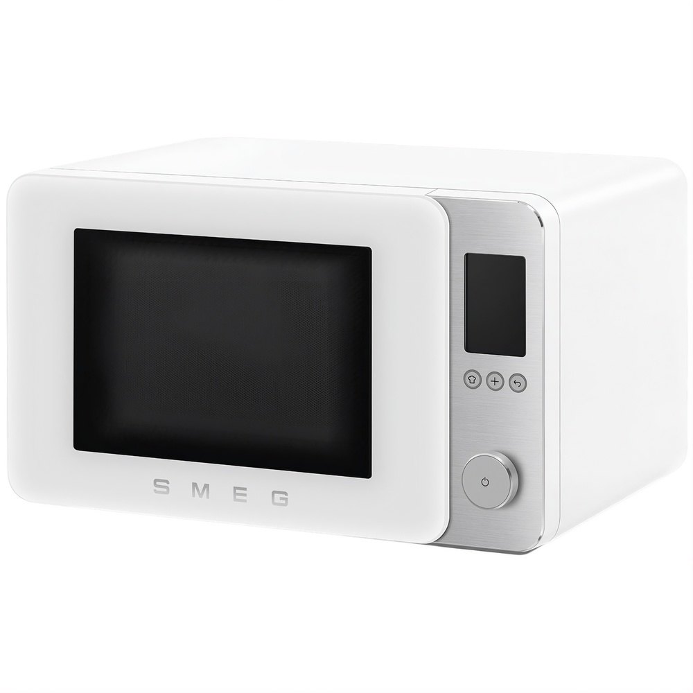Изображение товара Микроволновая печь Smeg MOC02WHMEU 900 Вт гриль 27 л электромеханика Изображение товара Микроволновая печь Smeg MOC02WHMEU 900 Вт гриль 27 л электромеханика
