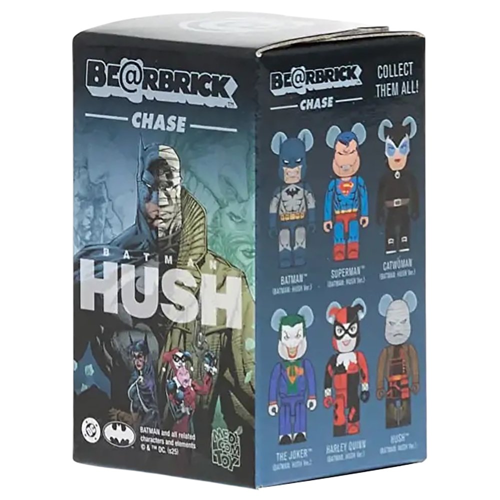 Изображение товара Фигура Bearbrick Medicom Toy Batman Hush 100% Chase коллекционная черта