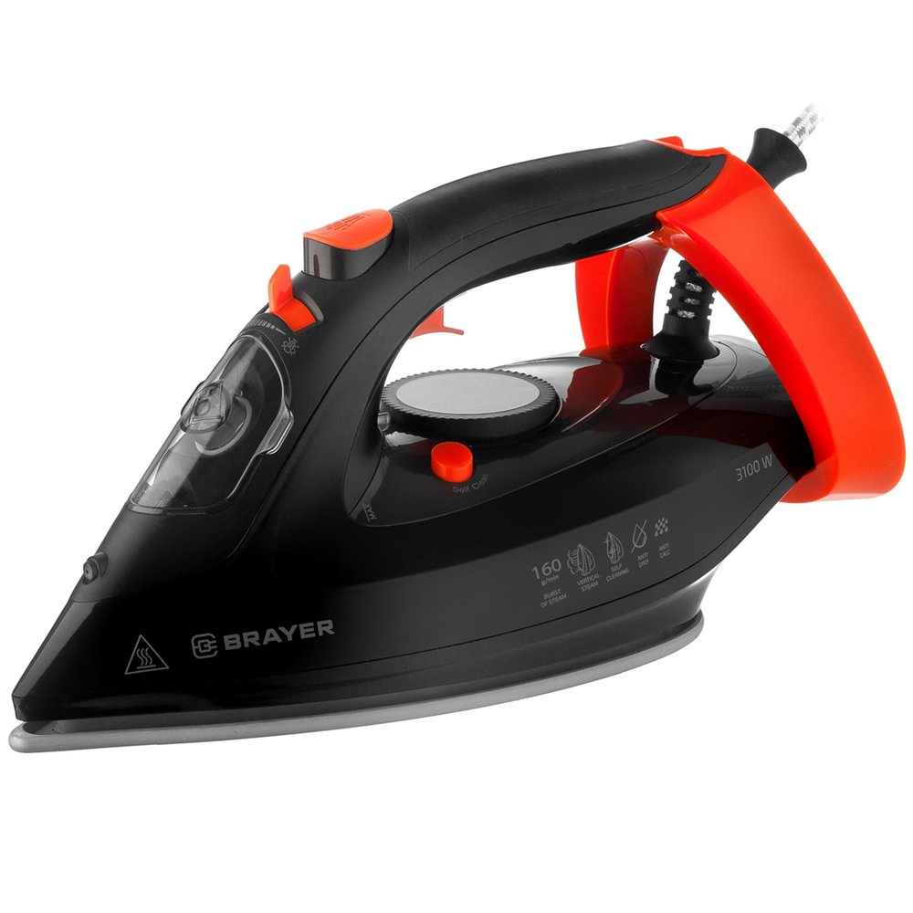 Изображение товара Утюг Brayer BR4007 с керамической подошвой и мощностью 3100 Вт