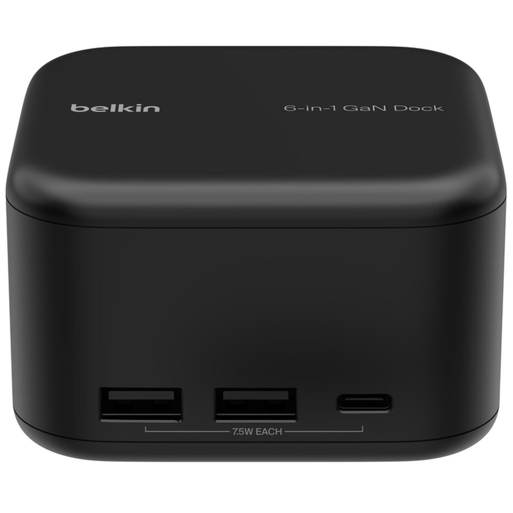 Изображение товара Док-станция Belkin 6 в 1 130W чёрный (INC018vfBK)