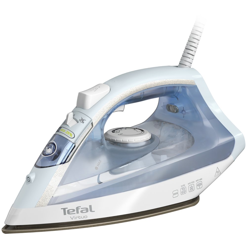 Изображение товара Утюг Tefal Virtuo FV 1R15F1 2000 Вт с антипригарной подошвой