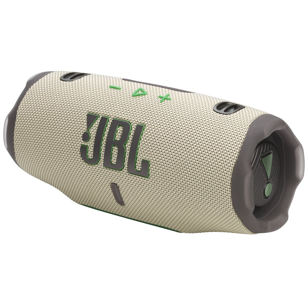 Изображение товара Портативная акустика JBL Charge 6 песочный с мощным звуком и влагозащитой Изображение товара Портативная акустика JBL Charge 6 песочный с мощным звуком и влагозащитой