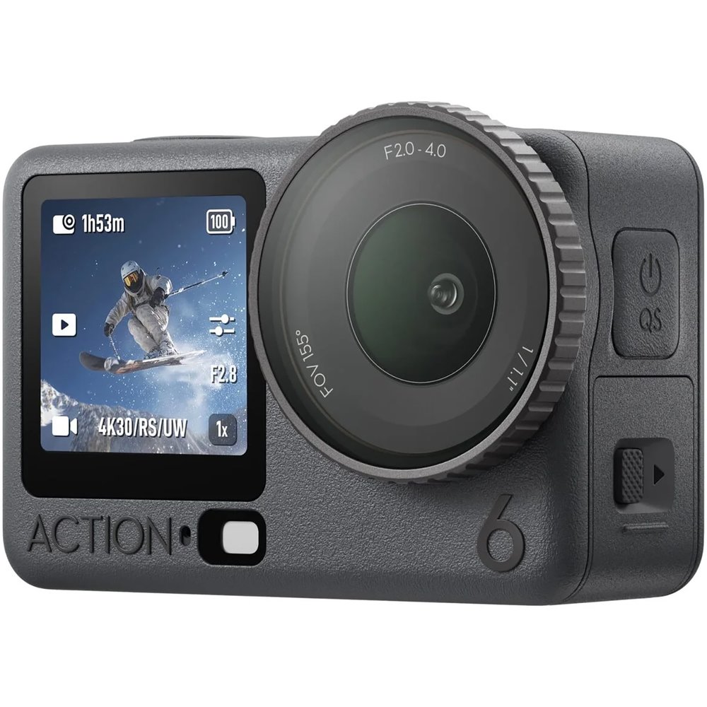 Изображение товара Экшн-камера DJI Osmo Action 6 с 4K стабилизацией и водонепроницаемостью Изображение товара Экшн-камера DJI Osmo Action 6 с 4K стабилизацией и водонепроницаемостью