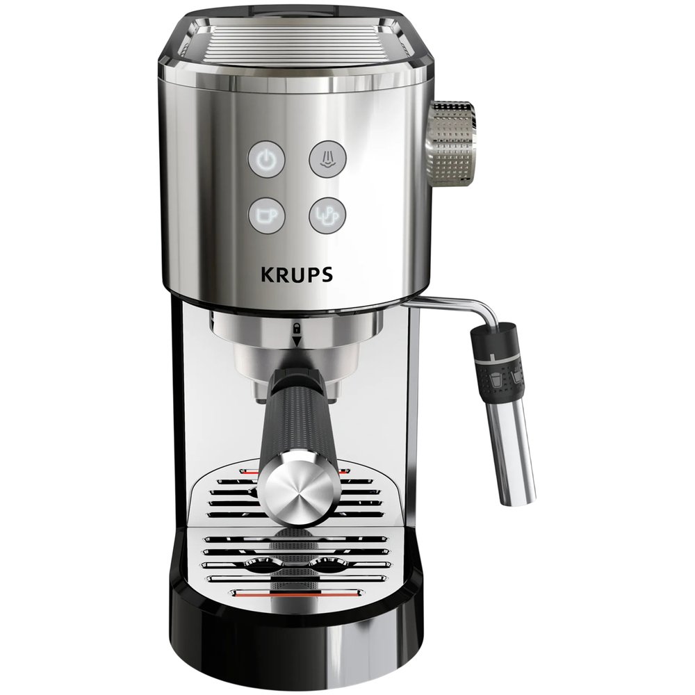 Изображение товара Рожковая кофеварка Krups Virtuoso+ XP444C10 с мощностью 1350 Вт Изображение товара Рожковая кофеварка Krups Virtuoso+ XP444C10 с мощностью 1350 Вт