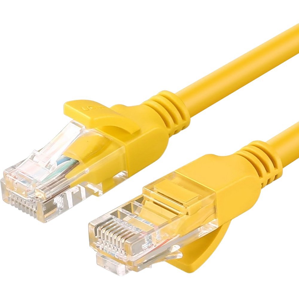 Изображение товара Кабель для компьютера Ugreen NW103 Cat 5e UTP Ethernet Cable 3 м. жёлтый (11232) Изображение товара Кабель для компьютера Ugreen NW103 Cat 5e UTP Ethernet Cable 3 м. жёлтый (11232)