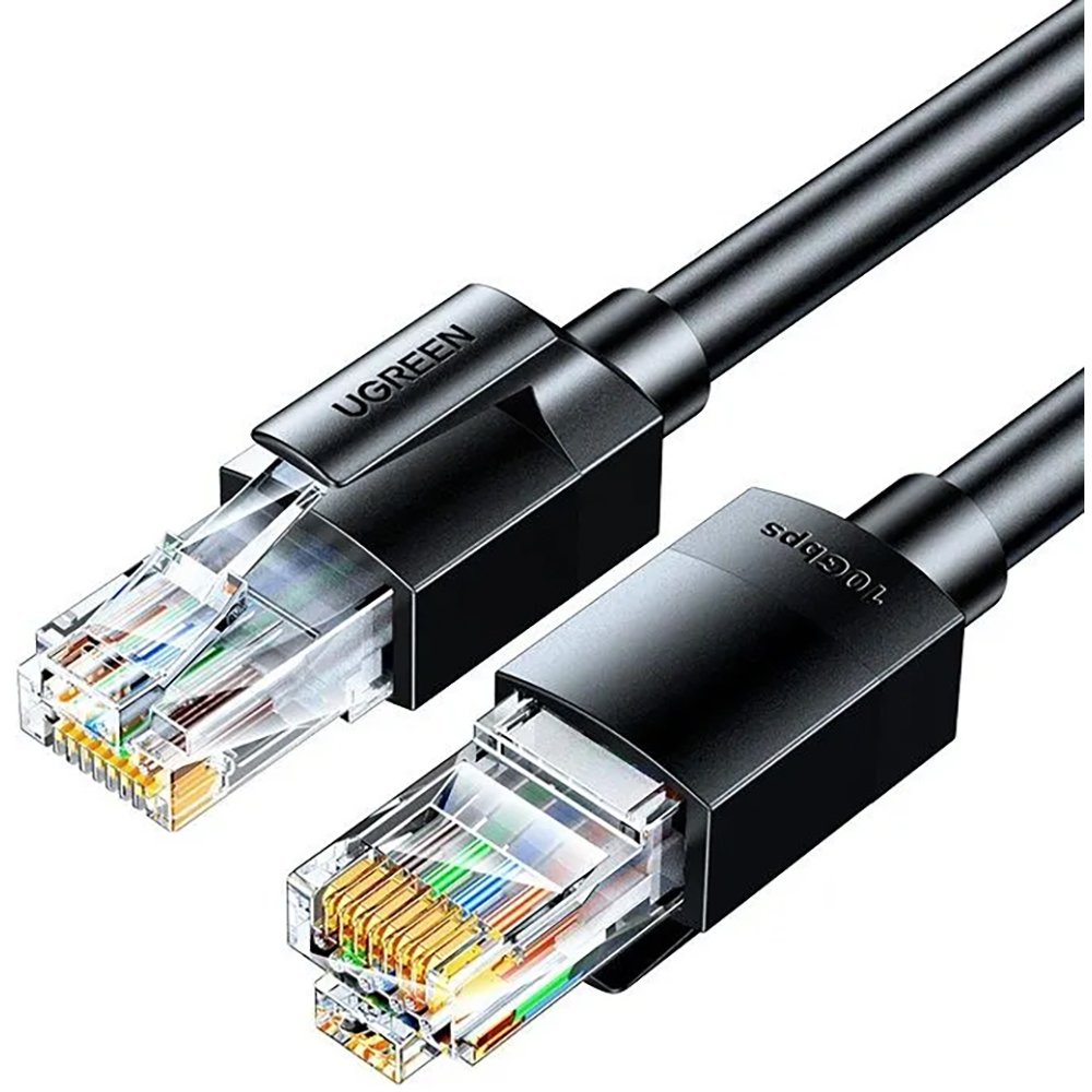 Изображение товара Кабель для компьютера Ugreen NW315 Cat6A/UTP Ethernet Cable 1.5 м чёрный (55156) Изображение товара Кабель для компьютера Ugreen NW315 Cat6A/UTP Ethernet Cable 1.5 м чёрный (55156)