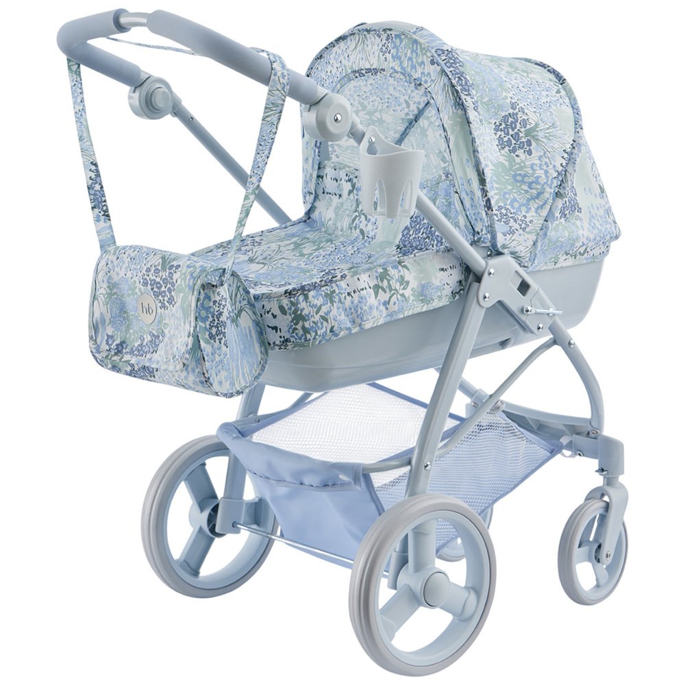 Изображение товара Коляска для кукол Happy Baby Ashley светло-синий (цветы) Изображение товара Коляска для кукол Happy Baby Ashley светло-синий (цветы)