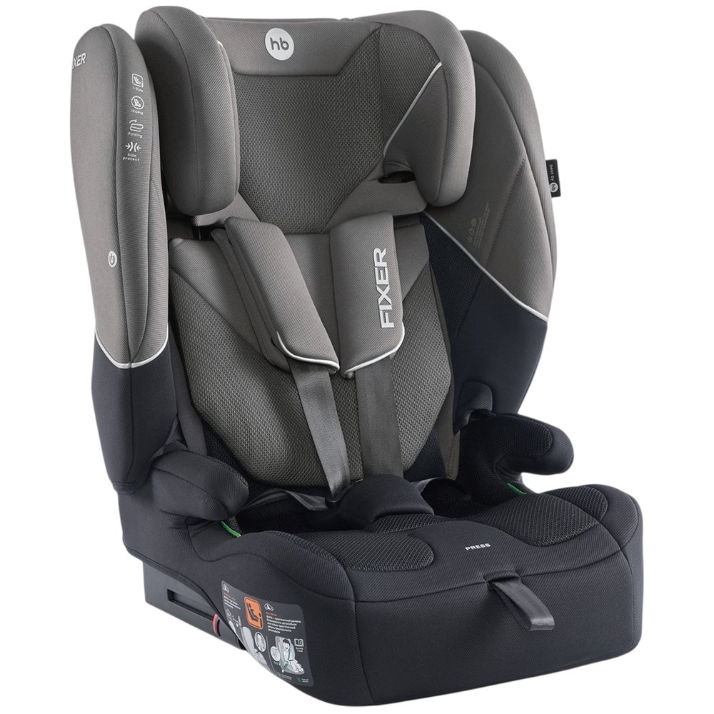 Изображение товара Детское автокресло Happy Baby Fixer графитовый