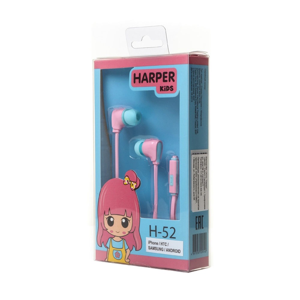 Отзывы на Наушники Harper Kids H-52, розовый | Москва