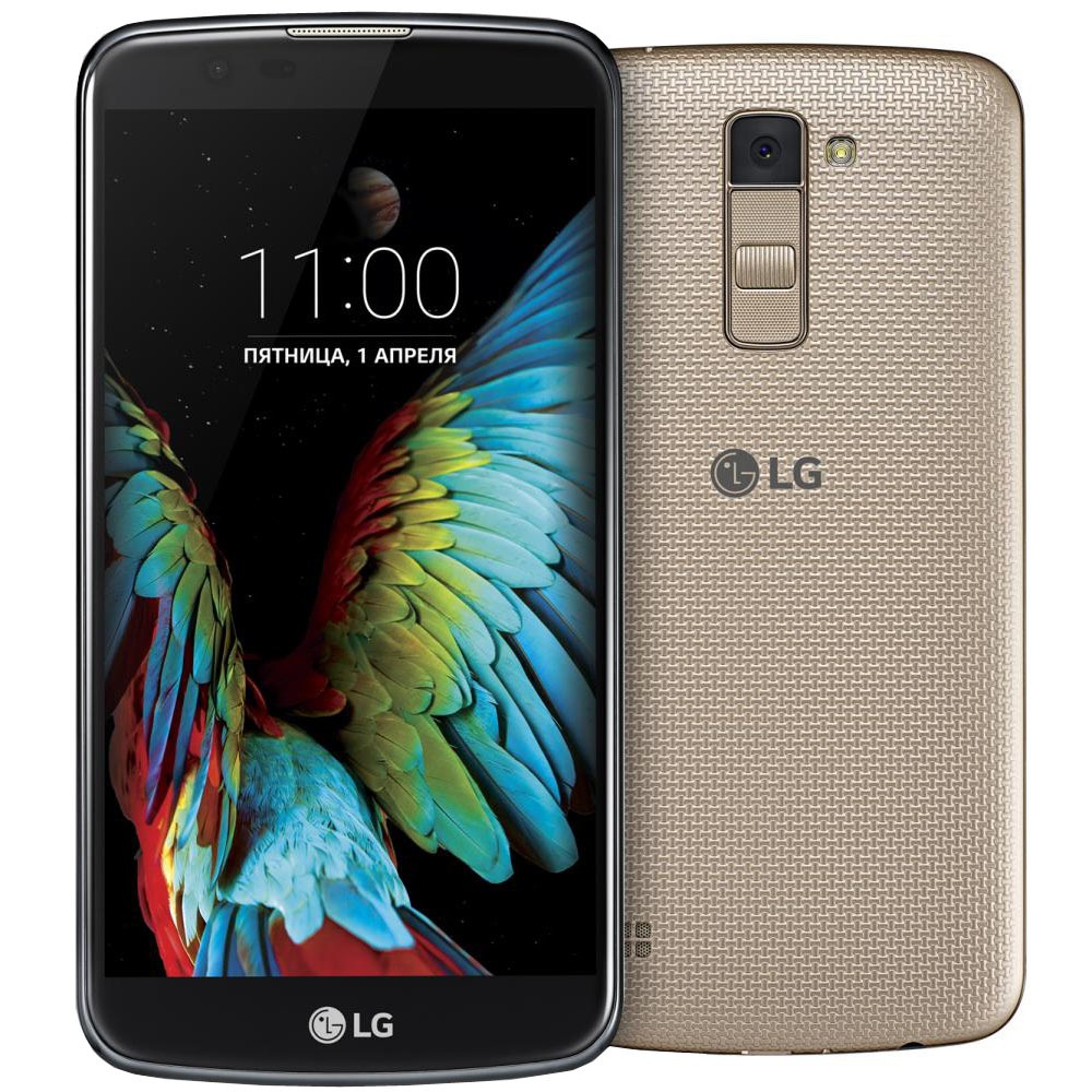 Купить Смартфон LG K10 K430DS черно-золотой в Москве