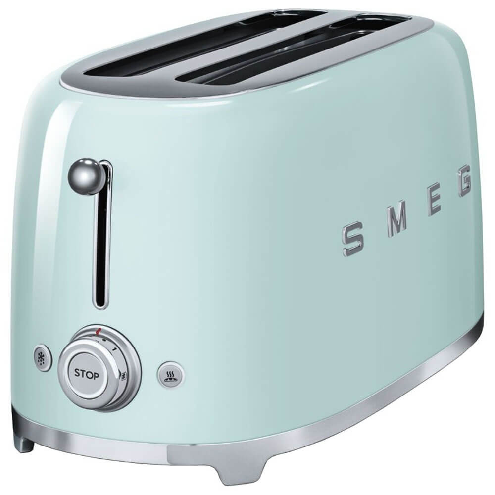 Изображение товара Тостер Smeg TSF02PGEU пастельный зеленый 1500 Вт 2 отделения
