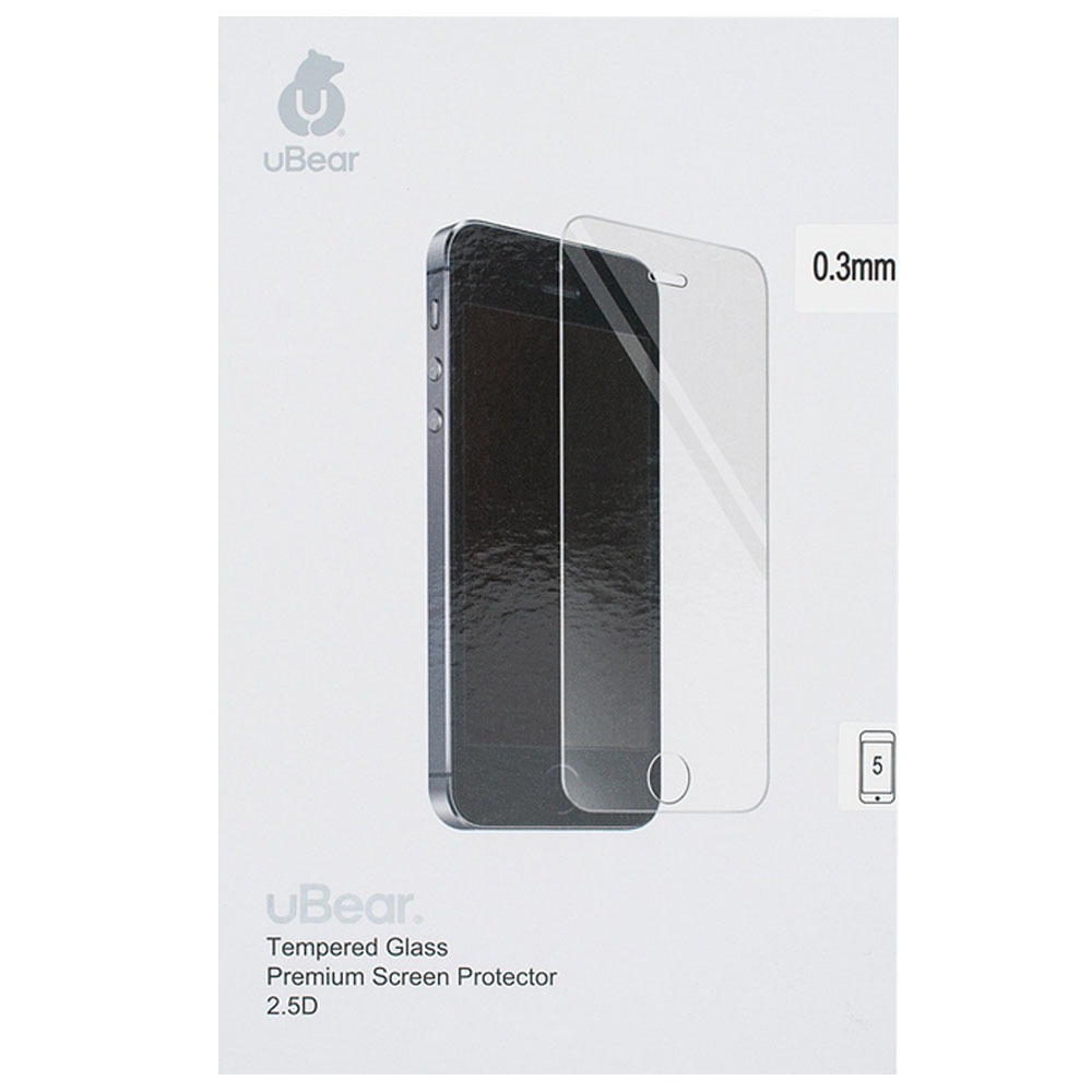 Купить Защитное стекло uBear Premium Glass для iPhone 5/5s олеофобное  (GL04CL03-I5) в Москве