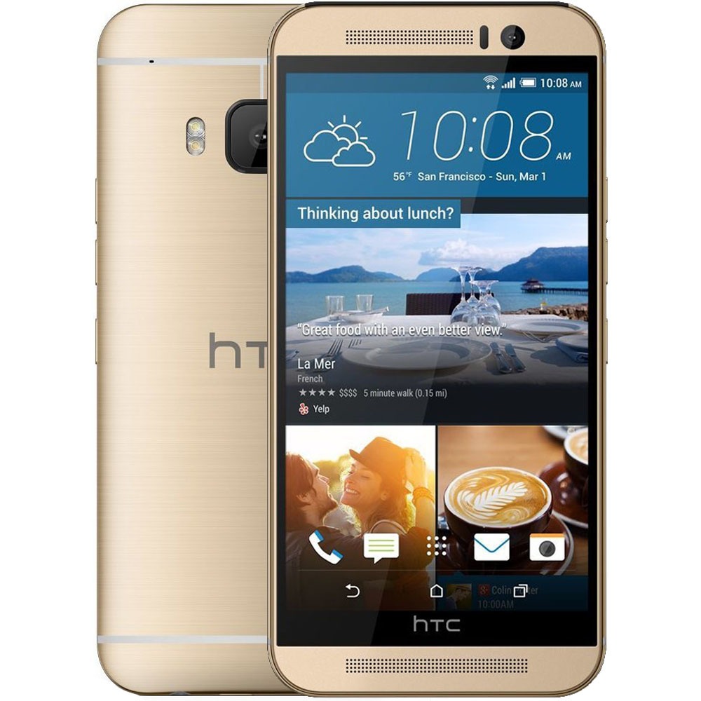 Смартфон HTC One M9 золотой