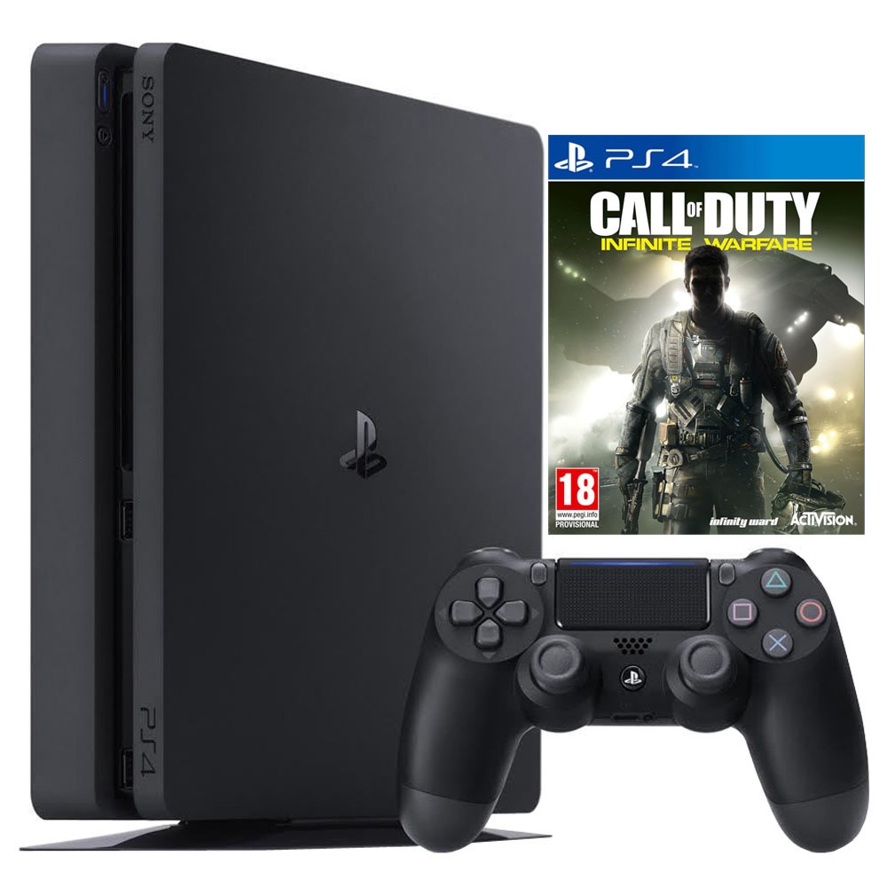 Игровая приставка Sony PlayStation 4 1000 Gb + Call of Duty: Infinite  Warfare (CUH-2008B)