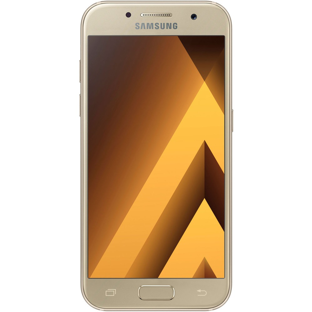 Купить Смартфон Samsung Galaxy A3 (2017) SM-A320F золотой в Москве