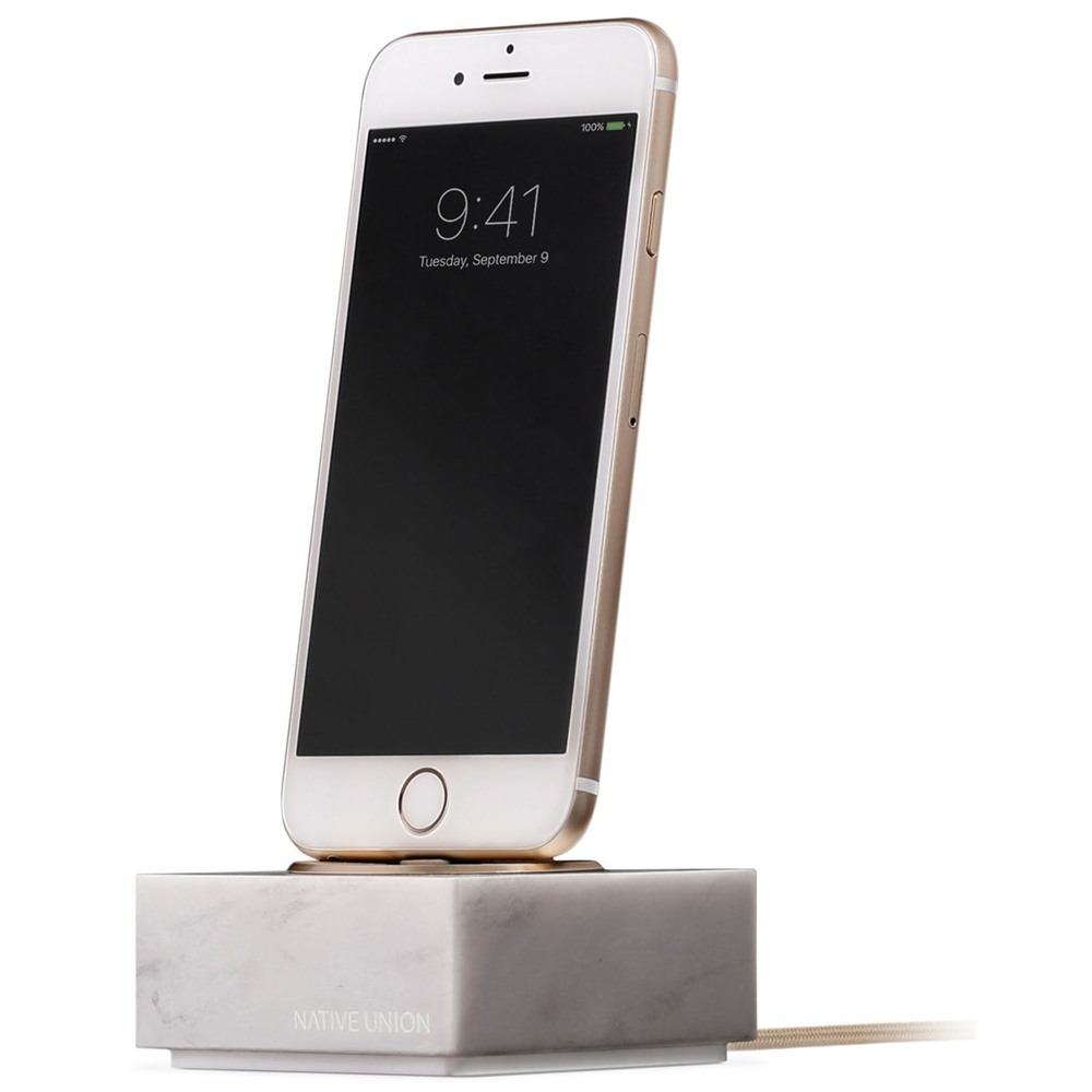 Купить Док-станция Native Union dock + Lightning Marble Edition White в ...
