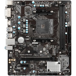 MSI AMD A320 SAM4 MATX A320M-A PRO MAX MSI AMD A320 SAM4 MATX A320M-A PRO MAX