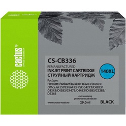 Изображение товара Картридж Cactus CS-CB336 черный (№140XL)