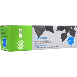 Изображение товара Картридж Cactus CS-CF411X голубой