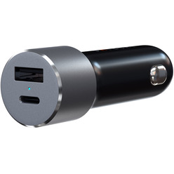 Satechi Car Charger 72W (USB Type-C), серый космос Satechi Car Charger 72W (USB Type-C), серый космос