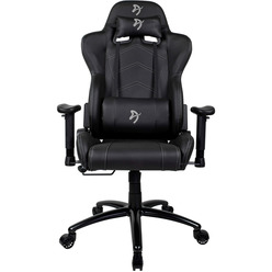 Arozzi Inizio Black PU Grey logo Arozzi Inizio Black PU Grey logo