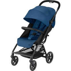 Cybex Eezy S+ 2 BLK Navy Blue с дождевиком и бампером Cybex Eezy S+ 2 BLK Navy Blue с дождевиком и бампером