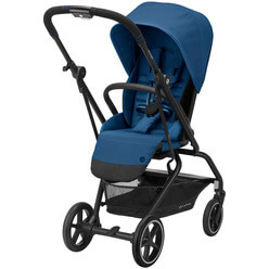 Cybex Eezy S Twist+ 2 BLK Navy Blue с дождевиком и бампером Cybex Eezy S Twist+ 2 BLK Navy Blue с дождевиком и бампером