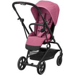 Cybex Eezy S Twist+ 2 BLK Magnolia Pink с дождевиком и бампером Cybex Eezy S Twist+ 2 BLK Magnolia Pink с дождевиком и бампером
