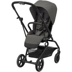 Cybex Eezy S Twist+ 2 BLK Soho Grey с дождевиком и бампером Cybex Eezy S Twist+ 2 BLK Soho Grey с дождевиком и бампером