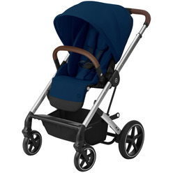 Cybex Balios S Lux SLV Navy Blue с дождевиком Cybex Balios S Lux SLV Navy Blue с дождевиком