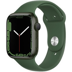 Apple Watch Series 7 45 мм зелёный, спортивный ремешок