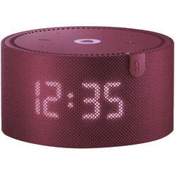 Изображение товара Умная колонка Яндекс Станция Мини с часами с Алисой на Alice AI красный гранат