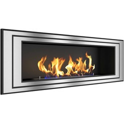 Изображение товара Камин ZeFire Sirius 1200 Long, серебристый