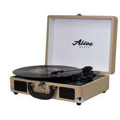 Изображение товара Проигрыватель виниловых пластинок Alive Audio Glam Latte