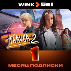 Изображение товара Онлайн кинотеатр Wink 5 в 1 подписка на 1 месяц