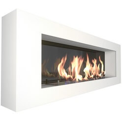 Изображение товара Камин ZeFire Orion 1200, белый со стемалитом