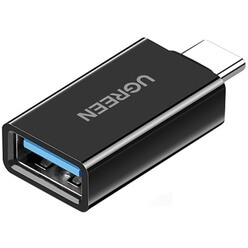 Изображение товара Переходник Ugreen US173 OTG USB-A/USB-C чёрный (20808)