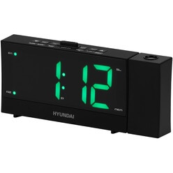 Изображение товара Будильник Hyundai H-RCL243 чёрный