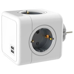 Изображение товара Сетевой фильтр RocketSocket Cube Original 1204, белый-серый (GN1204)