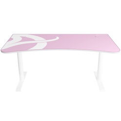 Изображение товара Компьютерный стол Arozzi Arena Gaming Desk бело-розовый