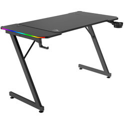 Изображение товара Компьютерный стол ZONE 51 Trine 120 RGB Black (Z51-T2R-BK)