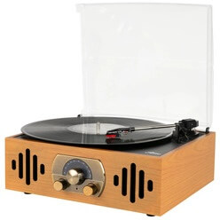 Изображение товара Проигрыватель виниловых пластинок Alive Audio Quattro LP Light Wood AA-QTR-01-LW