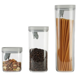 Изображение товара Посуда для хранения продуктов Qualy Lucky Mouse QL10348-CL-GY