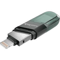 Изображение товара USB Flash drive SanDisk iXpand Flip 256 ГБ (SDIX90N-256G-GN6NE)