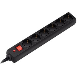 Изображение товара Сетевой фильтр Buro 600SH-1-8, 6 розеток, black