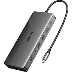 Изображение товара USB-разветвитель Ugreen Revodok Pro 13 in 1 CM681 серый