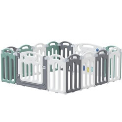 Изображение товара Детский манеж UNIX Kids Simple 151x151 Color PPSI12GGW