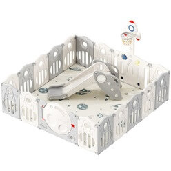 Изображение товара Детский манеж UNIX Kids Supreme Space 200x200 Grey PPSUSP16GRY