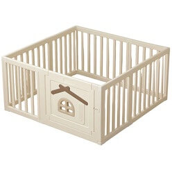 Изображение товара Детский манеж UNIX Kids Classic Tree House 130x130 Camel PPCL4CL